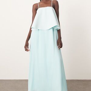 NWT ASOS Arrange Strappy Light Blue Maxi Dress